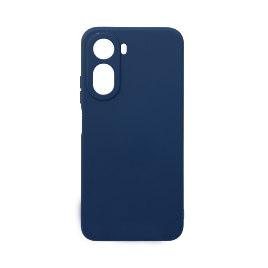 Capa de Silicone com Moldura de Câmera para Xiaomi Redmi A7 Pro Azul Oscuro